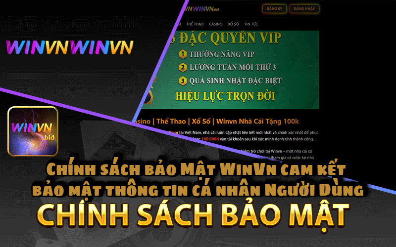 Chính Sách Bảo Mật WinVn Cam Kết Bảo Mật Thông Tin Cá Nhân Người Dùng