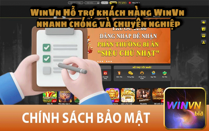 WinVn Hỗ Trợ Khách Hàng WinVn Nhanh Chóng Và Chuyên Nghiệp